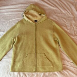Eileen Fisher Light Green Hooded Jacket